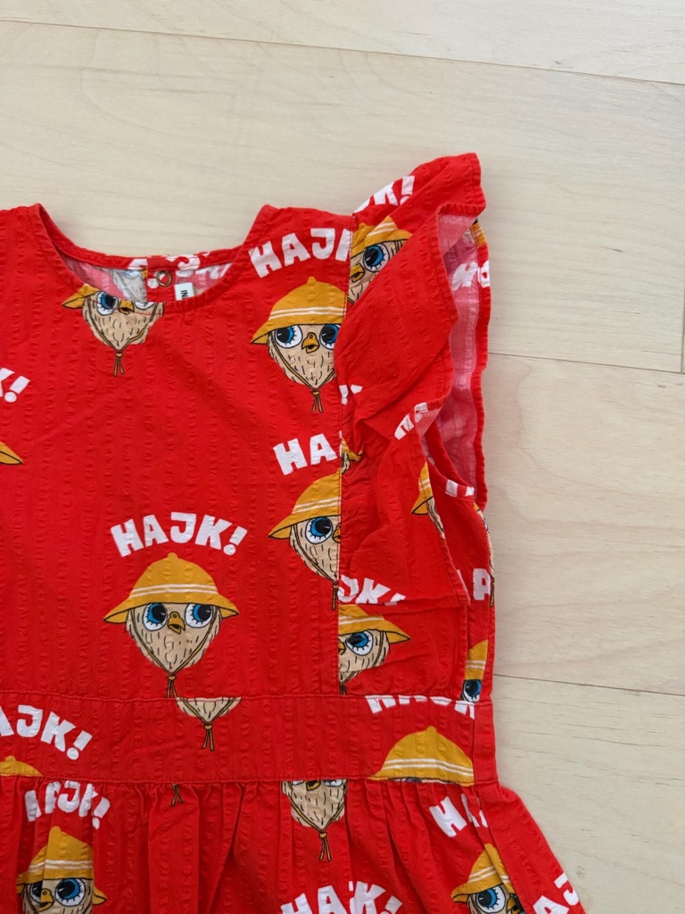 Mini Rodini hiker owl print dress - Picture 5 of 7